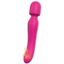 Ярко-розовый жезловый вибратор Heating Bodywand с нагревом - 23,2 см. (Dream Toys 21780)