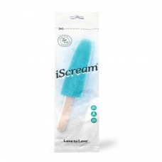 Голубой фаллоимитатор iScream Dildo - 22,5 см. (Love to Love 6031988)