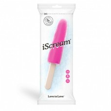 Ярко-розовый фаллоимитатор iScream Dildo - 22,5 см. (Love to Love 6031117)