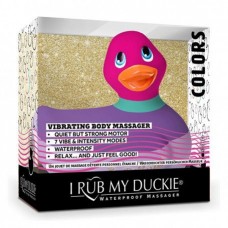 Фиолетово-розовый вибратор-уточка I Rub My Duckie 2.0 Colors (Big Teaze Toys 27374)