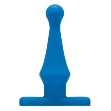 Голубая анальная пробка Bum Buddies Tease My Tush Advanced Silicone Anal Plug - 15 см. (Topco Sales 1003031)