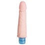 Телесный вибромассажёр Vibro Realistic Cock Dildo - 17,5 см. (Vandersex VA-VRD-567-Flesh)