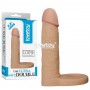 Телесная насадка The Ultra Soft Double для двойного проникновения - 14 см. (Lovetoy LV1121)