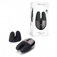 Черный вибратор с ушками Le Wand Double Vibe (Le Wand LW-035-BLK)