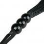 Черная силиконовая плеть Silicone Whip - 32 см. (Easy toys ET242BLK)