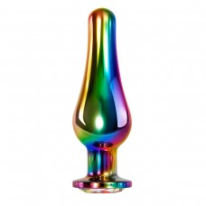 Набор из 3 радужных анальных пробок Rainbow Metal Plug Set (Evolved EN-BP-8539-2)