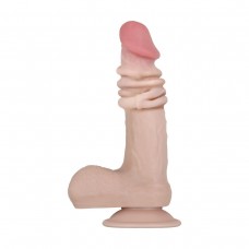 Фаллоимитатор с подвижной кожей Flexskin Poseable Dildo - 19,7 см. (Evolved EN-DD-8324-2)