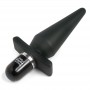 Черная анальная пробка с вибрацией Delicious Fullness Vibrating Butt Plug - 14 см. (Fifty Shades of Grey FS-48291)