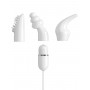 Белый вибромассажер с набором насадок USB MASSAGE KIT на проводе USB (Pipedream PD1059-19)