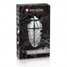 Металлическая анальная пробка Hector Helix Buttplug S - 10 см. (MyStim 46205)