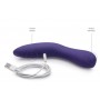 Фиолетовый вибромассажёр We Vibe Rave Purple - 19,3 см. (We-vibe WV Rave-Pur)