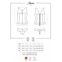 Корсаж-топ Miamor в комплекте с трусиками (Obsessive Miamor corset)