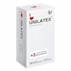 Ультратонкие презервативы Unilatex Ultra Thin - 12 шт. + 3 шт. в подарок (Unilatex Unilatex Ultra Thin №12 + №3)