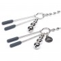 Зажимы для сосков на нитке бусин At My Mercy Chained Nipple Clamps (Fifty Shades of Grey FS-63952)