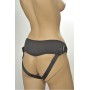 Чёрные трусики-джоки Kanikule Strap-on Harness universal Comfy Jock с плугом и кольцами (Kanikule KL-850504)