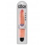 Телесный вибратор-реалистик 10  Vibrating Stiffy - 30,5 см. (Pipedream PD5525-21)