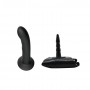Страпон на эластичных ремнях Ultra Harness Karin Dildo - 16,8 см. (Baile BW-022051-0801)