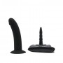 Страпон на эластичных ремнях Ultra Harness Les Dildo - 15 см. (Baile BW-022052-0801)
