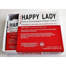 Набор из 10 пробников крема для усиления возбуждения у женщины Happy Lady (Milan Arzneimittel GmbH 14P)