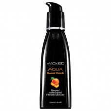 Лубрикант с ароматом спелого персика Wicked Aqua Sweet Peach - 120 мл. (Wicked 90384)