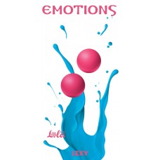 Ярко-розовые вагинальные шарики без сцепки Emotions Lexy Small (Lola Games 4014-02Lola)