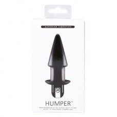 Черный конический анальный вибратор HUMPER 3.5INCH VIBRATOR (NMC 111771)