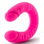 Розовый двусторонний фаллоимитатор 18 inch Silicone Slim Double Dong - 45,7 см.  (Blush Novelties BL-32290)